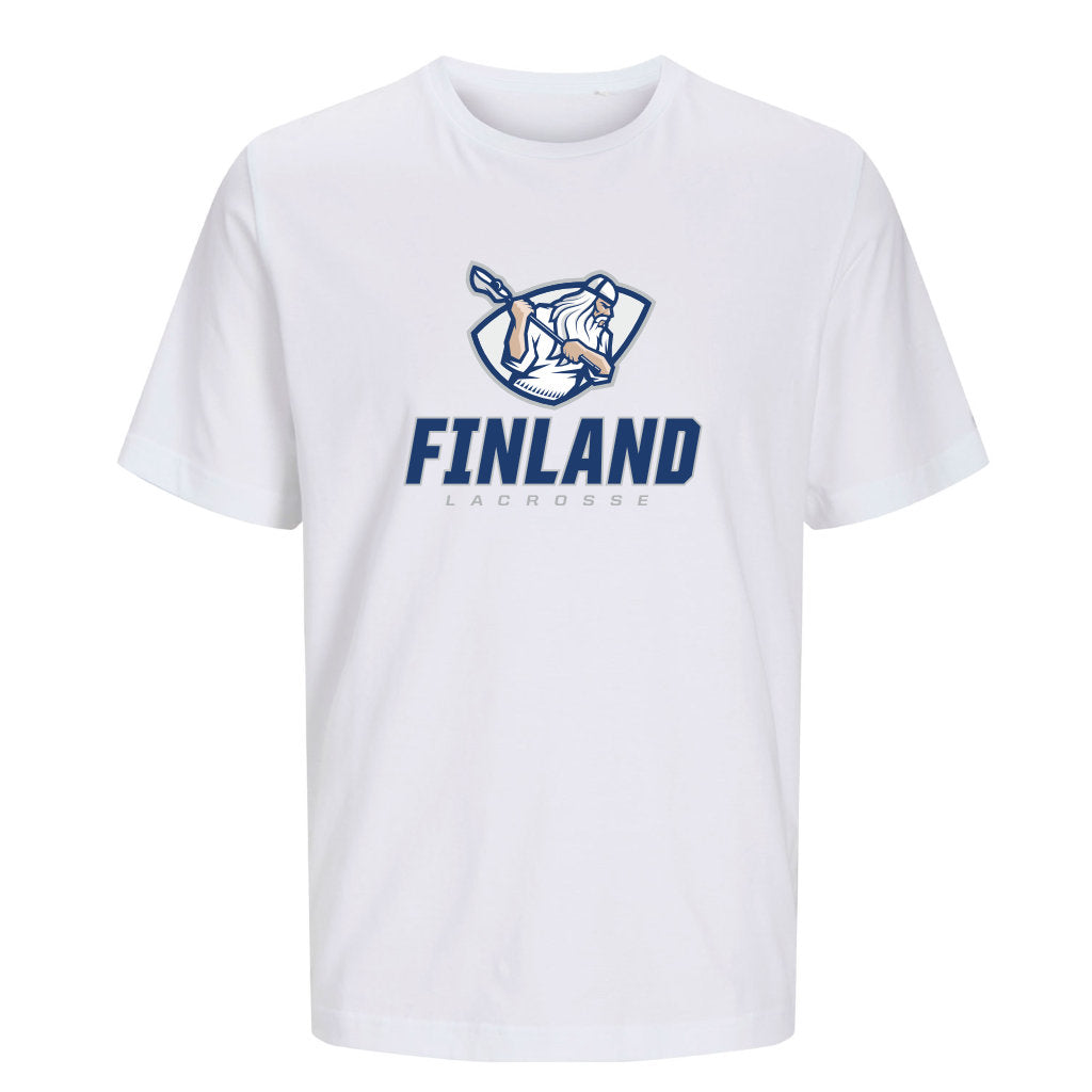 T-Paita Valkoinen Lacrosse Finland