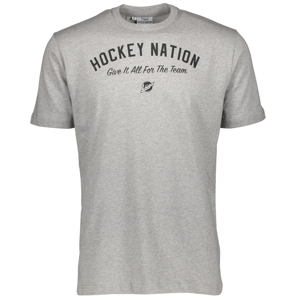 Hockey Nation - Give it all for the team t-paita - virallinen Liiga-tuote - Kannattajat.fi